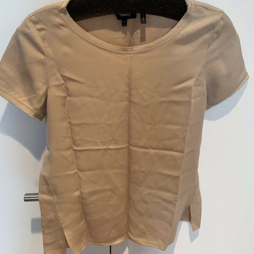 Theory Silk Shirt New XS Retail $265